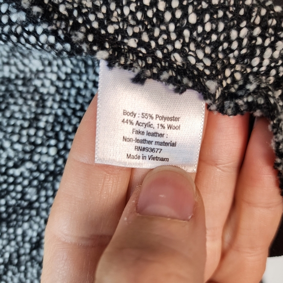 A.N.A. Petite Tweed Jacket Size Small - Picture 5 of 9